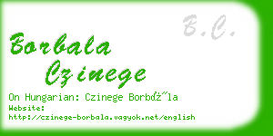 borbala czinege business card